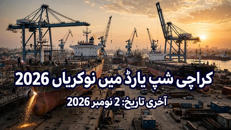 Karachi Shipyard KSEW Jobs 2026 — last date 2 November 2026