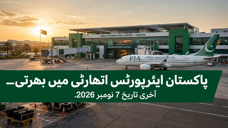 Pakistan Airports Authority PAA Jobs 2026 Urdu - last date 7 November 2026