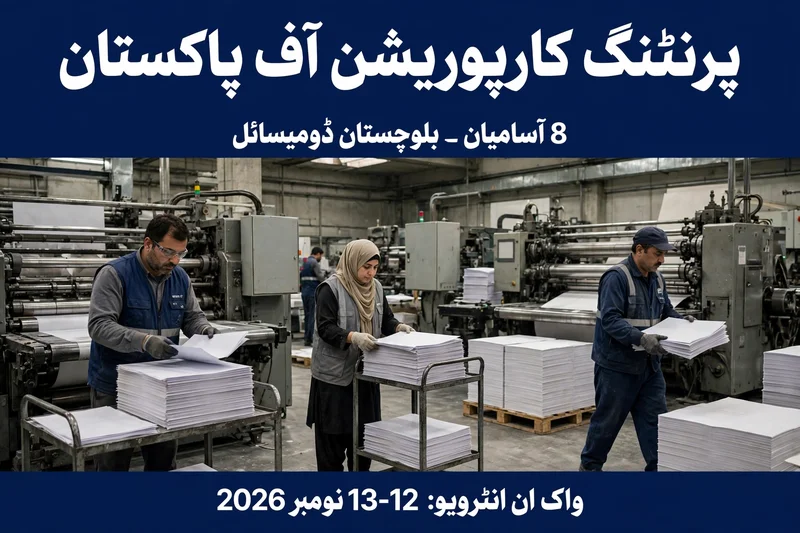 Printing Corporation of Pakistan PCP Jobs 2026